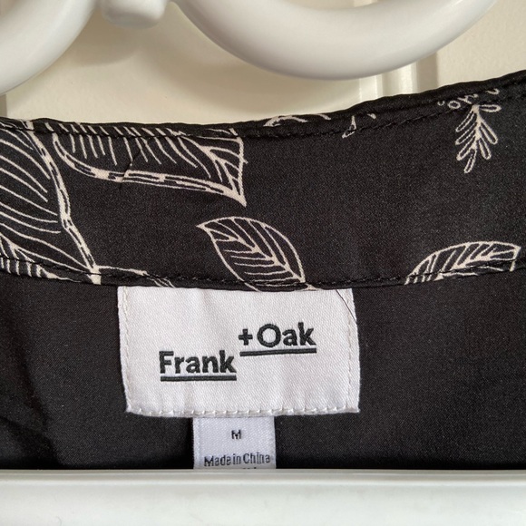 Frank and Oak M bird print dress flutter sleeve - Picture 5 of 5